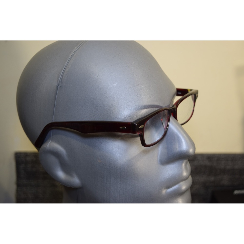 VIVID EYEWEAR 7002 127 49-17-145 RED EYEGLASSES Red WORN LOOK